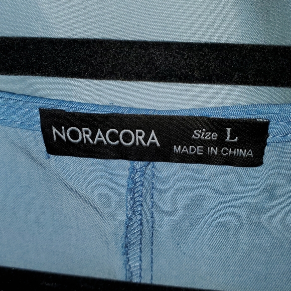 Noracora Sleeveless Shift Dress. Size Large. Blue - Picture 5 of 8